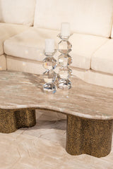 Couchtisch Abandos in antikmessing, 131x74x43 cm von Richmond Interiors – Bild 8