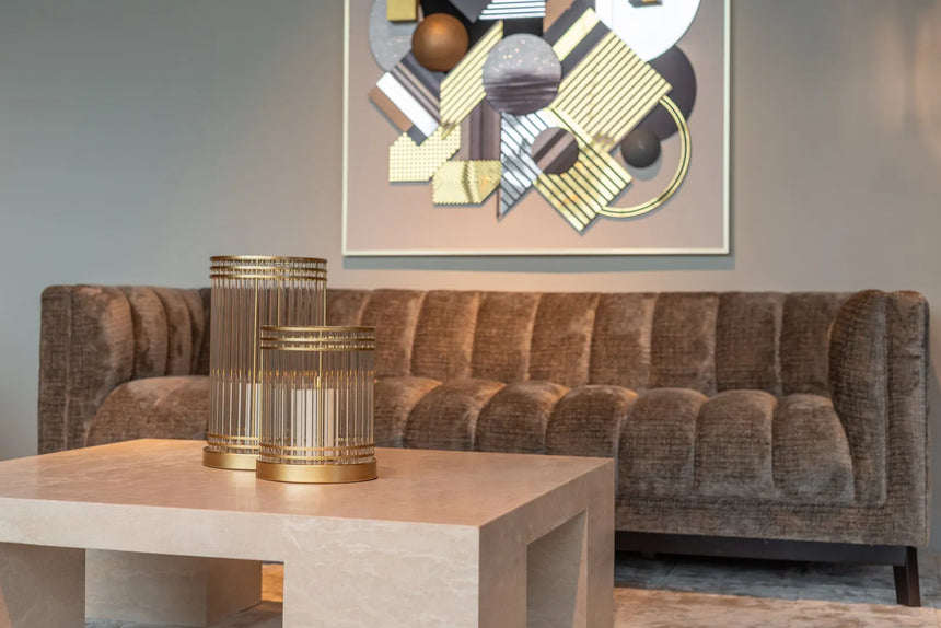 Couchtisch Alexander Jones  (Biltmore) in beige, 110x110x37 cm von Richmond Interiors – Produktbild 8