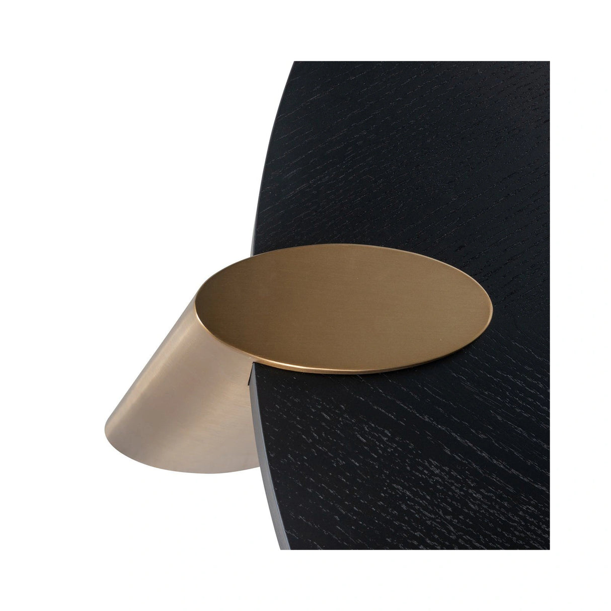 Couchtisch Alexander Jones (Brody) aus Eichenfurnier in gold/schwarz (Set of 2), 122x122x42 cm von Richmond Interiors – Produktbild 2