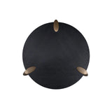 Couchtisch Alexander Jones (Brody) aus Eichenfurnier in gold/schwarz (Set of 2), 122x122x42 cm von Richmond Interiors – Produktbild 3