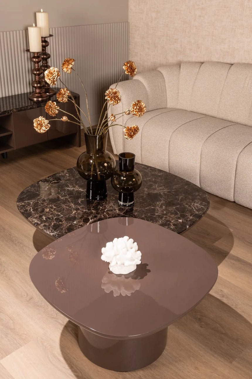 Couchtisch Almundi in schokoladenbraun, 100x100x30 cm von Richmond Interiors – Bild 2