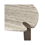 Couchtisch Arcadia aus Eisen und Travertin in grau, 120x75x36 cm von Richmond Interiors – Bild 6