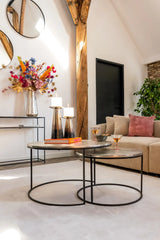 Couchtisch Asher in champagne gold (Set of 2), 82x82x47 cm von Richmond Interiors – Produktbild 19