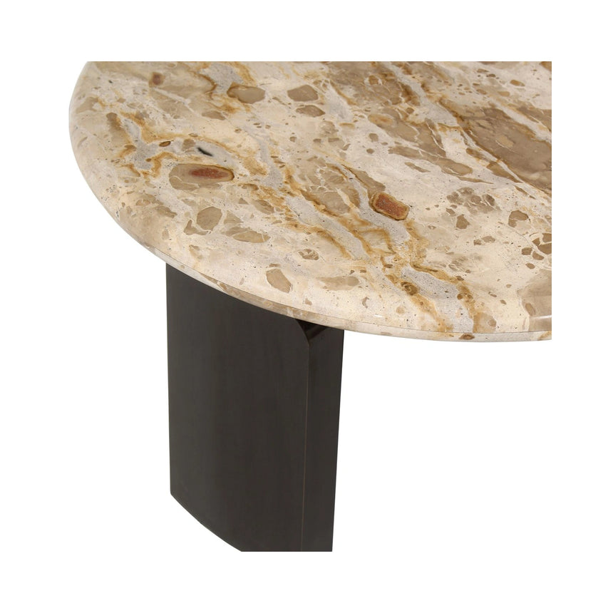 Couchtisch Bayonne im 2er-Set mit Tendua-Marmor in bronze, 90x90x38 cm von Richmond Interiors – Bild 7