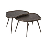 Couchtisch Bean im 2er-Set in brunzae, 76x58x45 cm von Richmond Interiors – Bild 1