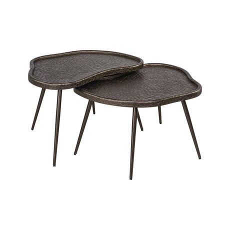 Couchtisch Bean im 2er-Set in brunzae, 76x58x45 cm von Richmond Interiors – Bild 1