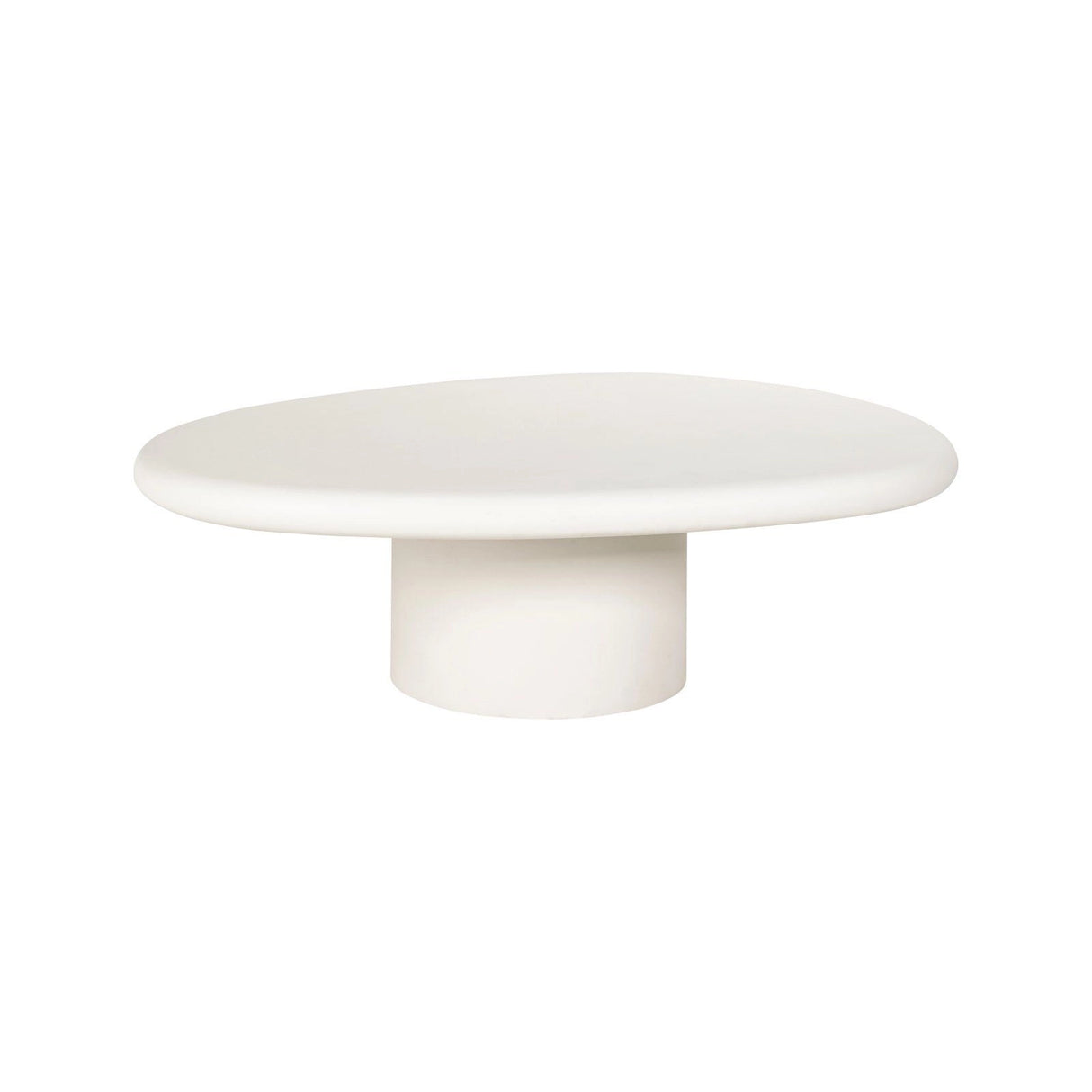 Couchtisch Bloomstone in weiß, 110x90x35 cm von Richmond Interiors – Produktbild 1