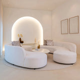 Couchtisch Bloomstone in weiß, 110x90x35 cm von Richmond Interiors – Produktbild 5