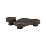 Couchtisch Bogor aus Eichenfurnier in dark coffee 2er-Set, 143x95x30 cm von Richmond Interiors – Produktbild 1