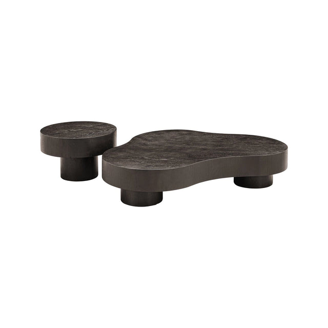 Couchtisch Bogor aus Eichenfurnier in dark coffee 2er-Set, 143x95x30 cm von Richmond Interiors – Produktbild 1