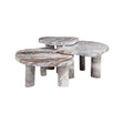 Couchtisch Camino aus Toronto-Marmor in blush beige als 3er-Set, 81x65x33 cm von Richmond Interiors – Bild 1