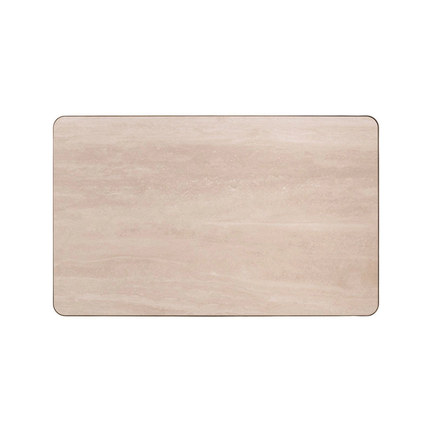 Couchtisch Claridge mit Glas in beige, 130x80x35 cm von Richmond Interiors – Produktbild 5