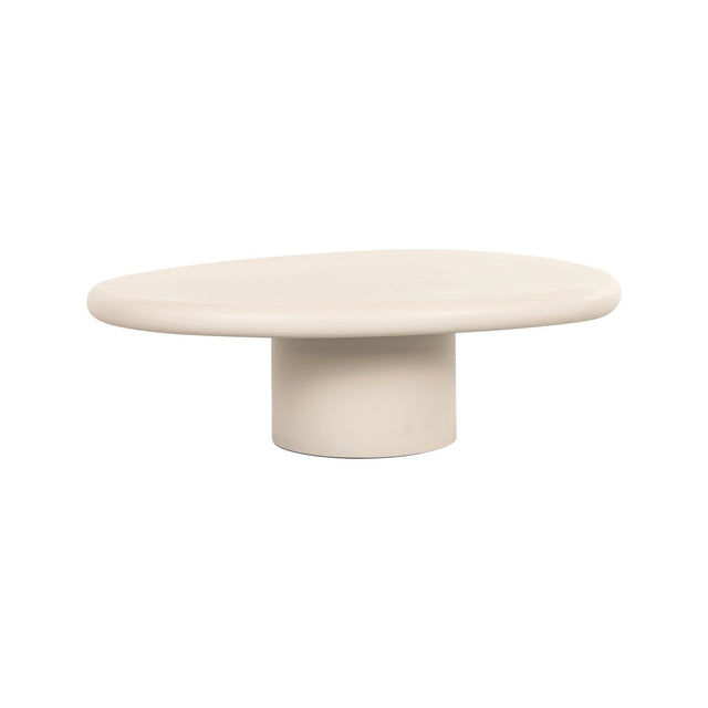 Couchtisch Clayton in beige, 110x90x34 cm von Richmond Interiors – Produktbild 1