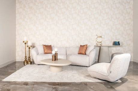 Couchtisch Clayton in beige, 110x90x34 cm von Richmond Interiors – Produktbild 5