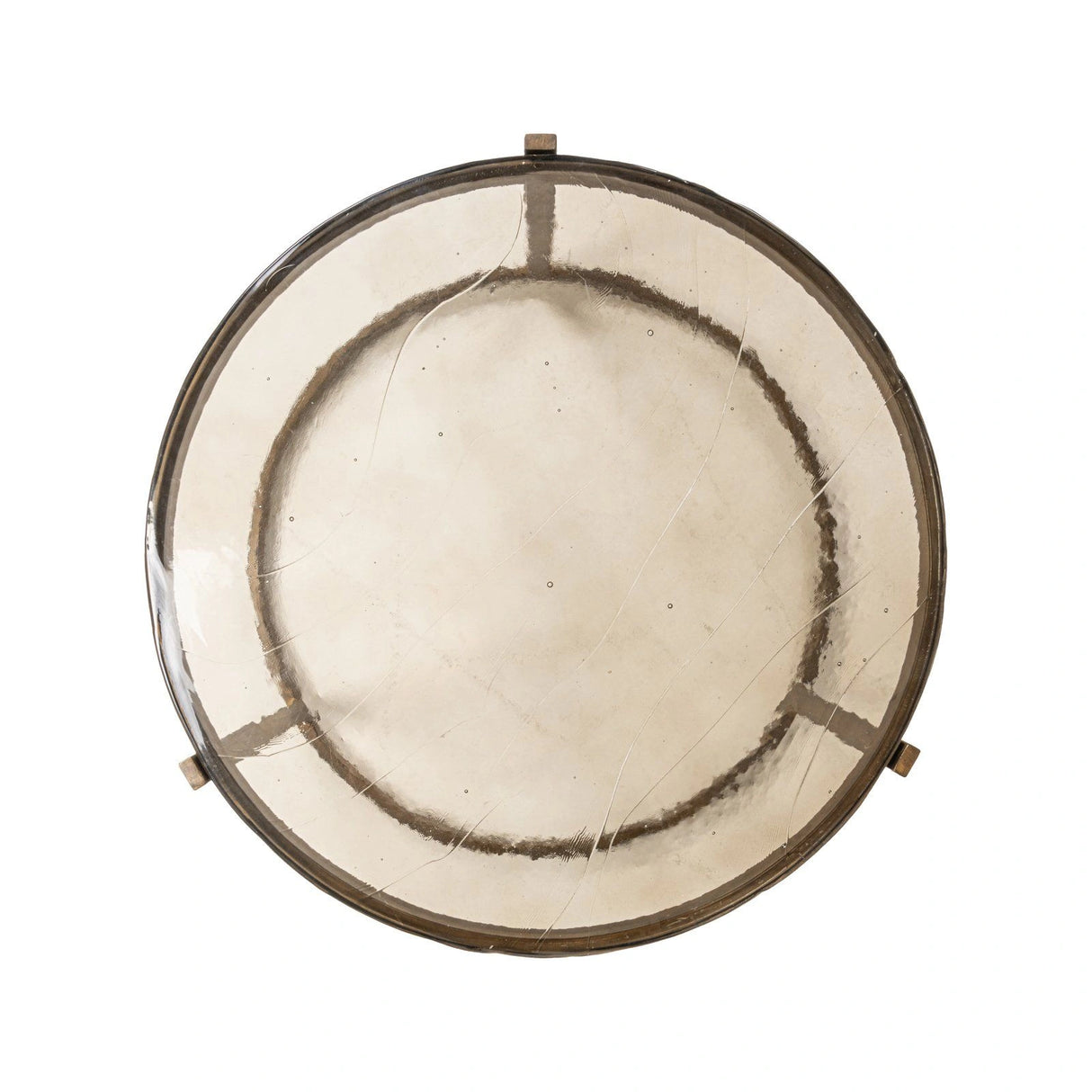 Couchtisch Cleo mit Glas in gold 2er-Set, 82x82x45,5 cm von Richmond Interiors – Produktbild 2