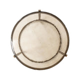 Couchtisch Cleo mit Glas in gold 2er-Set, 82x82x45,5 cm von Richmond Interiors – Produktbild 2