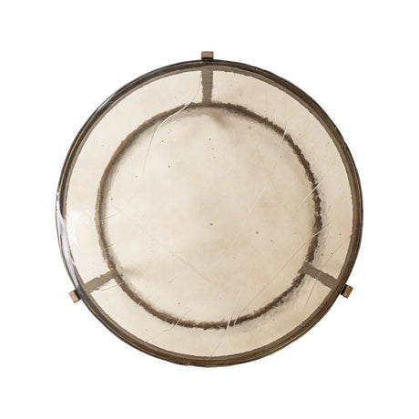 Couchtisch Cleo mit Glas in gold 2er-Set, 82x82x45,5 cm von Richmond Interiors – Produktbild 2