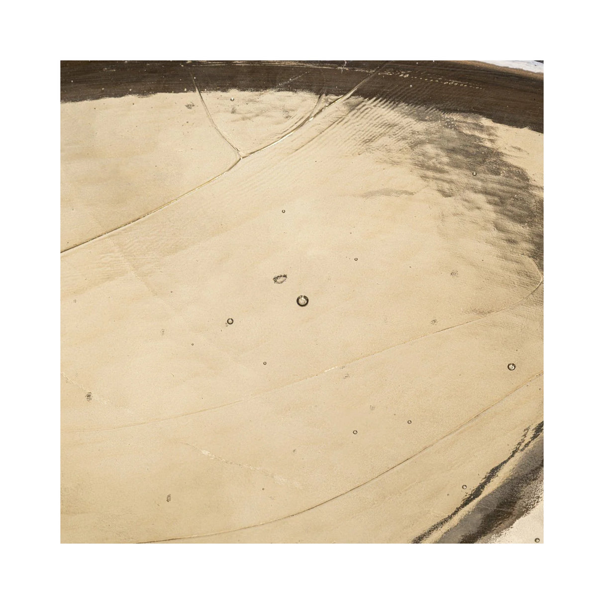 Couchtisch Cleo mit Glas in gold 2er-Set, 82x82x45,5 cm von Richmond Interiors – Produktbild 7