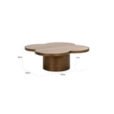 Couchtisch Clover in beige von Richmond Interiors – Produktbild 4