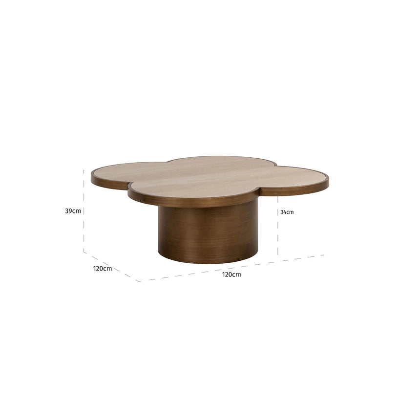 Couchtisch Clover in beige von Richmond Interiors – Produktbild 4