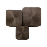 Couchtisch Cubes im 3er-Set in brunzae, 65x65x29 cm von Richmond Interiors – Bild 4