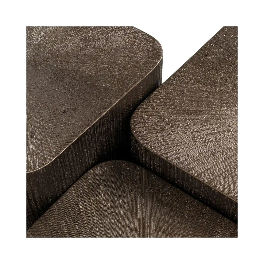 Couchtisch Cubes im 3er-Set in brunzae, 65x65x29 cm von Richmond Interiors – Bild 6
