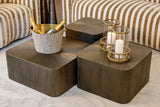 Couchtisch Cubes im 3er-Set in brunzae, 65x65x29 cm von Richmond Interiors – Bild 7