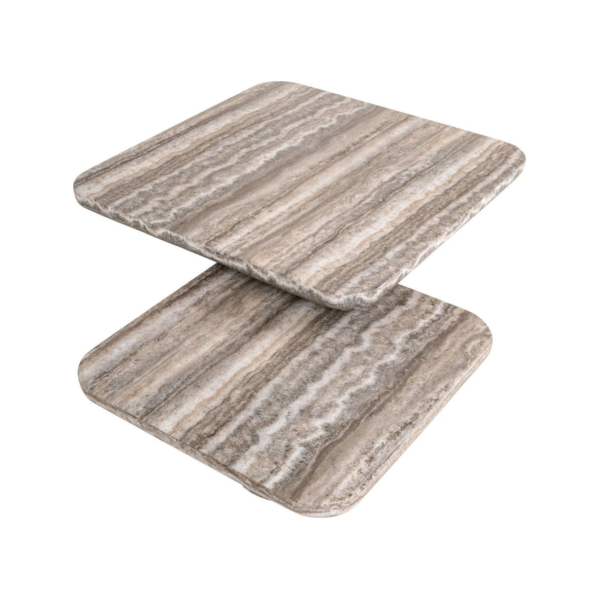 Couchtisch Denizly aus Marmor in grau 2er-Set von Richmond Interiors – Produktbild 3