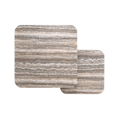 Couchtisch Denizly aus Marmor in grau 2er-Set von Richmond Interiors – Produktbild 4