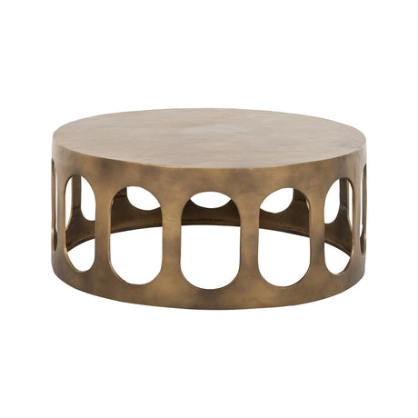 Couchtisch Du Pont in brushed gold, 86x86x36 cm von Richmond Interiors – Produktbild 1