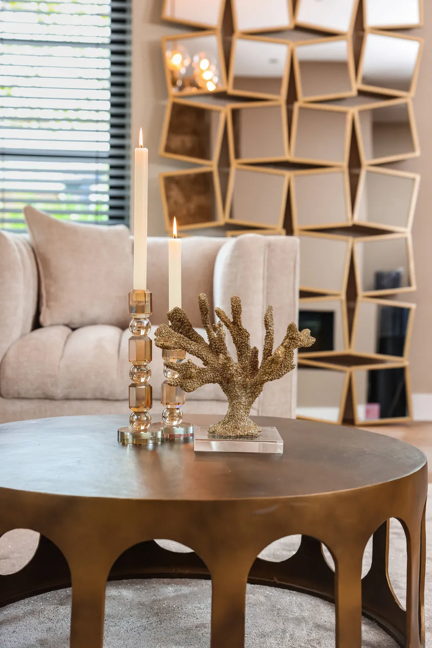 Couchtisch Du Pont in brushed gold, 86x86x36 cm von Richmond Interiors – Produktbild 6