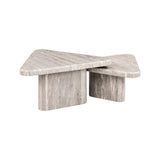 Couchtisch Dwayne aus Morchana-Marmor in beige 2er-Set von Richmond Interiors – Bild 1