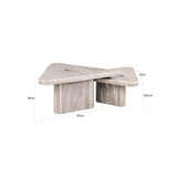 Couchtisch Dwayne aus Morchana-Marmor in beige 2er-Set von Richmond Interiors – Bild 4