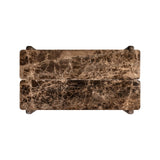 Couchtisch Lagrasse mit Emperador-Marmor in dunkelbraun, 120x70x30 cm von Richmond Interiors – Bild 4