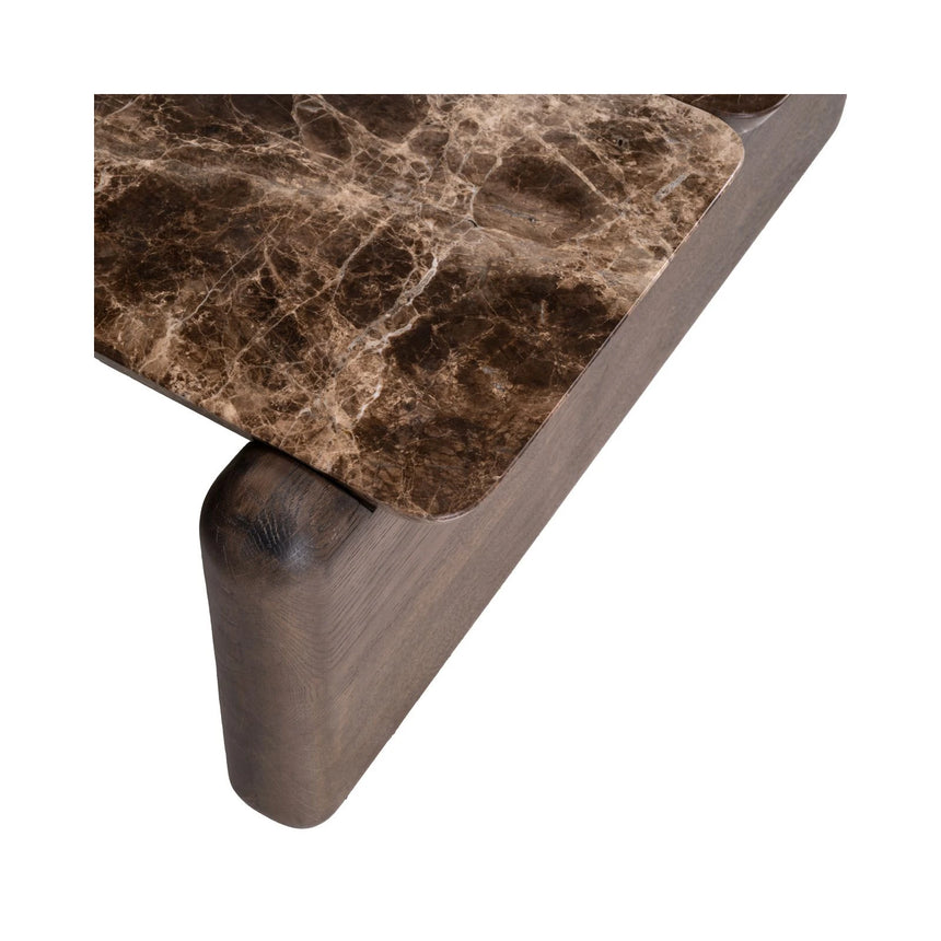 Couchtisch Lagrasse mit Emperador-Marmor in dunkelbraun, 120x70x30 cm von Richmond Interiors – Bild 5