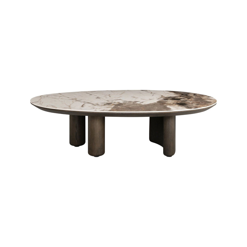 Couchtisch Langford in braun mit Keramikplatte, 135x80 cm von Richmond Interiors – Produktbild 2