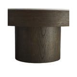 Couchtisch Langford mit Eichenfurnier und Keramik in braun, 140x100x32 cm von Richmond Interiors – Bild 7