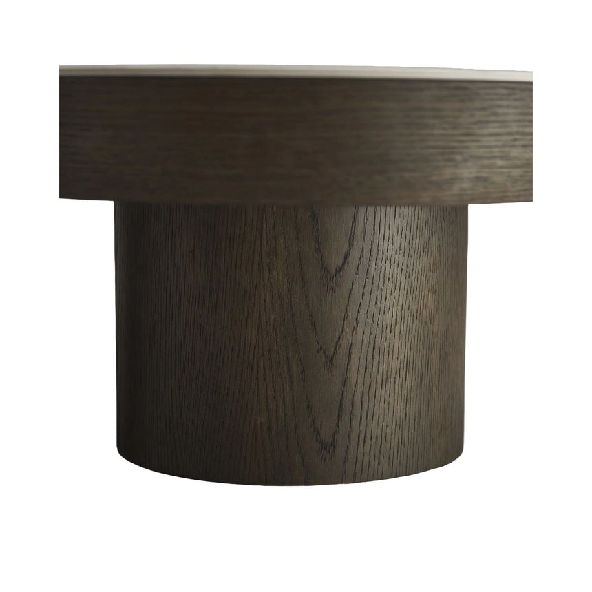 Couchtisch Langford mit Eichenfurnier und Keramik in braun, 140x100x32 cm von Richmond Interiors – Bild 7