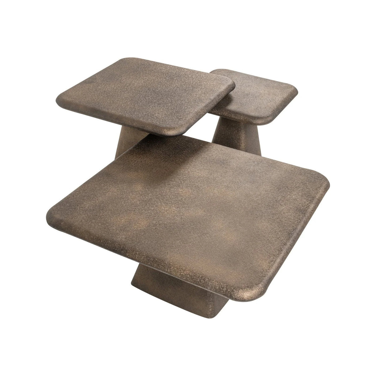 Couchtisch Marlie in brass antik 3er-Set von Richmond Interiors – Produktbild 4