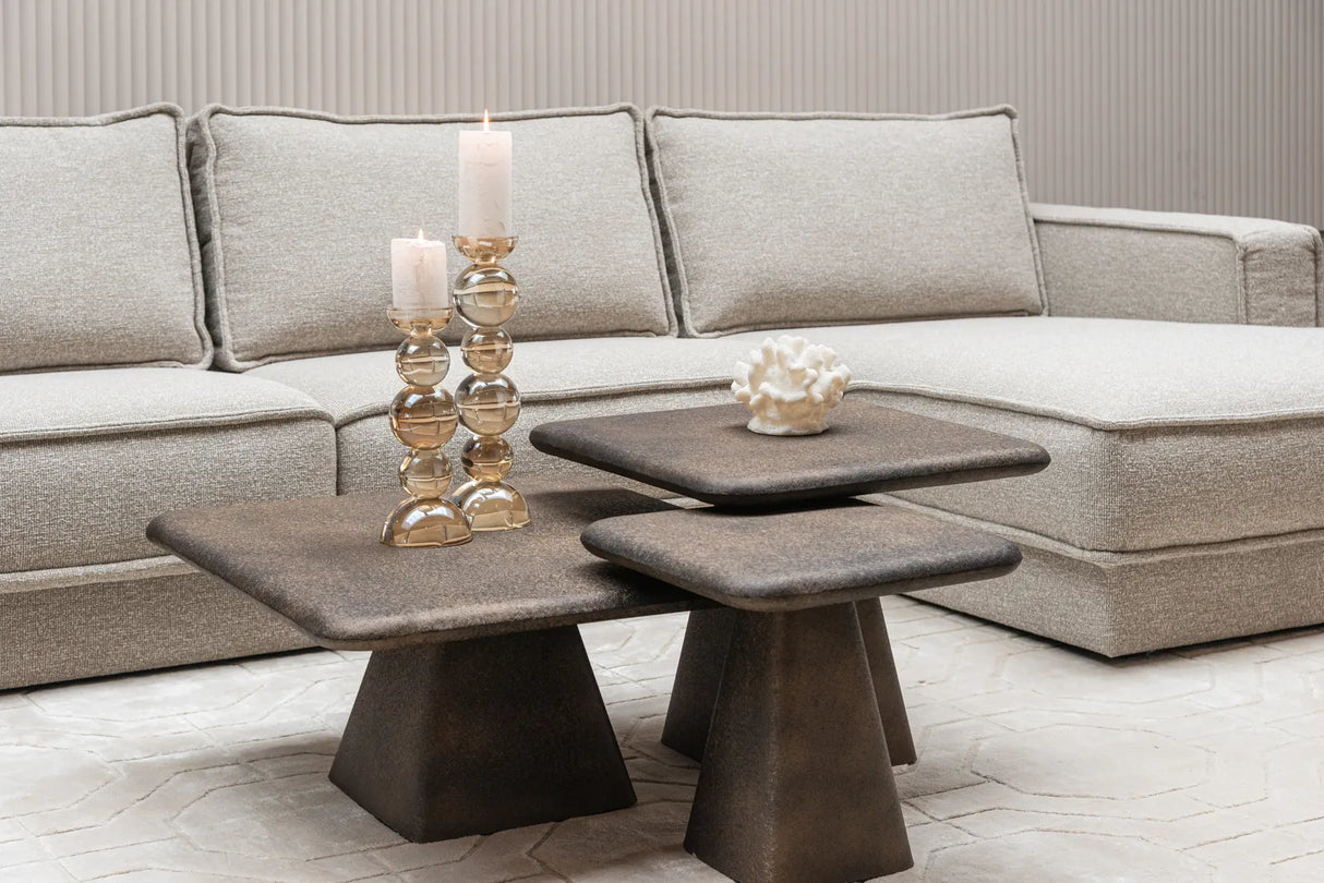 Couchtisch Marlie in brass antik 3er-Set von Richmond Interiors – Produktbild 6