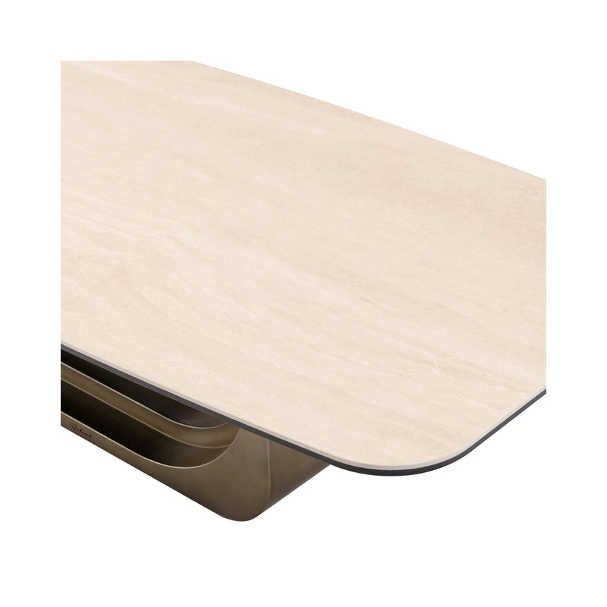Couchtisch Maxfield in beige, 140x70x35 cm von Richmond Interiors – Bild 4