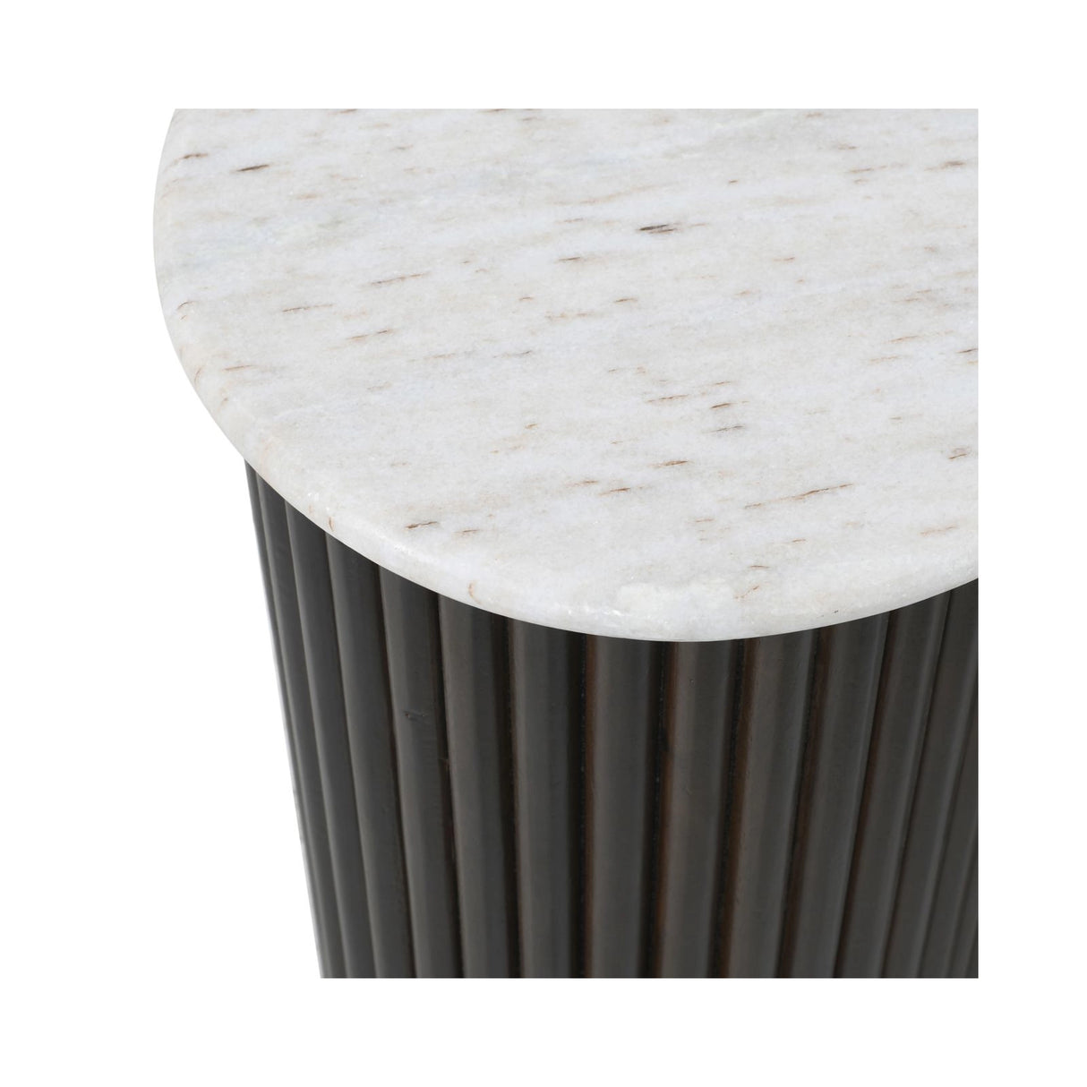 Couchtisch Mayfield aus Morchana-Marmor in weiß/braun, 104x58x37 cm von Richmond Interiors – Produktbild 3