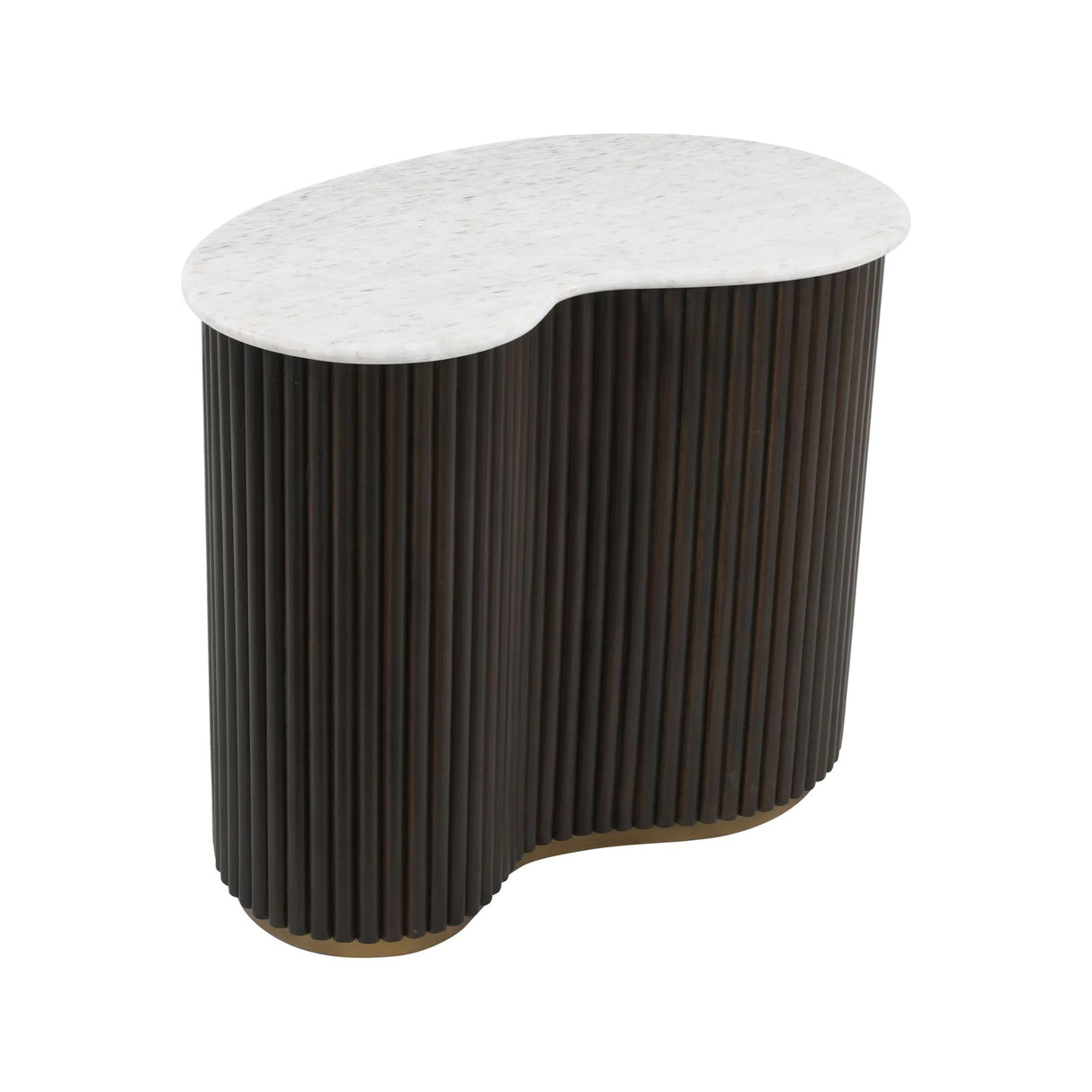 Couchtisch Mayfield aus Morchana-Marmor in weiß/braun, 104x58x37 cm von Richmond Interiors – Produktbild 4