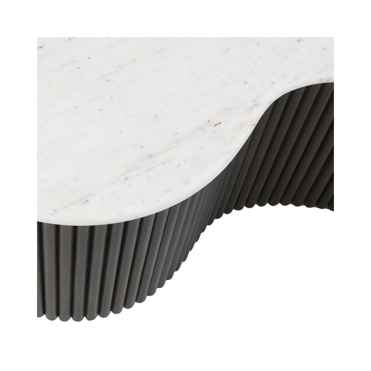 Couchtisch Mayfield aus Morchana-Marmor in weiß/braun, 104x58x37 cm von Richmond Interiors – Produktbild 6