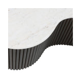 Couchtisch Mayfield aus Morchana-Marmor in weiß/braun, 104x58x37 cm von Richmond Interiors – Produktbild 6