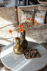 Couchtisch Mayfield aus Morchana-Marmor in weiß/braun, 90x90x42 cm von Richmond Interiors – Produktbild 4