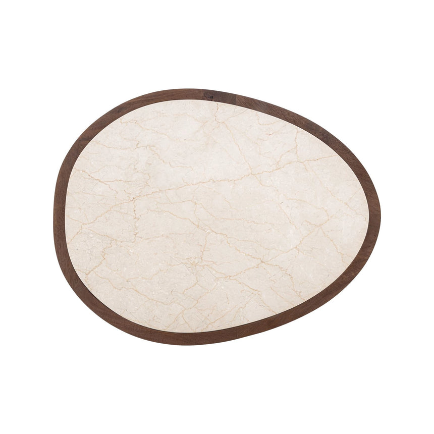 Couchtisch Melrose aus Botticino-Marmor in spicebrown, 90x70x39 cm von Richmond Interiors – Produktbild 4