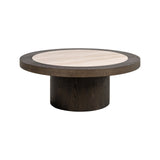 Couchtisch Nando aus Eichenfurnier in braun, 100x100x38 cm von Richmond Interiors – Produktbild 1