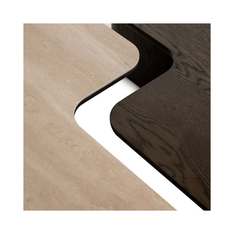 Couchtisch Nando aus Eichenfurnier in braun 2er-Set von Richmond Interiors – Produktbild 11