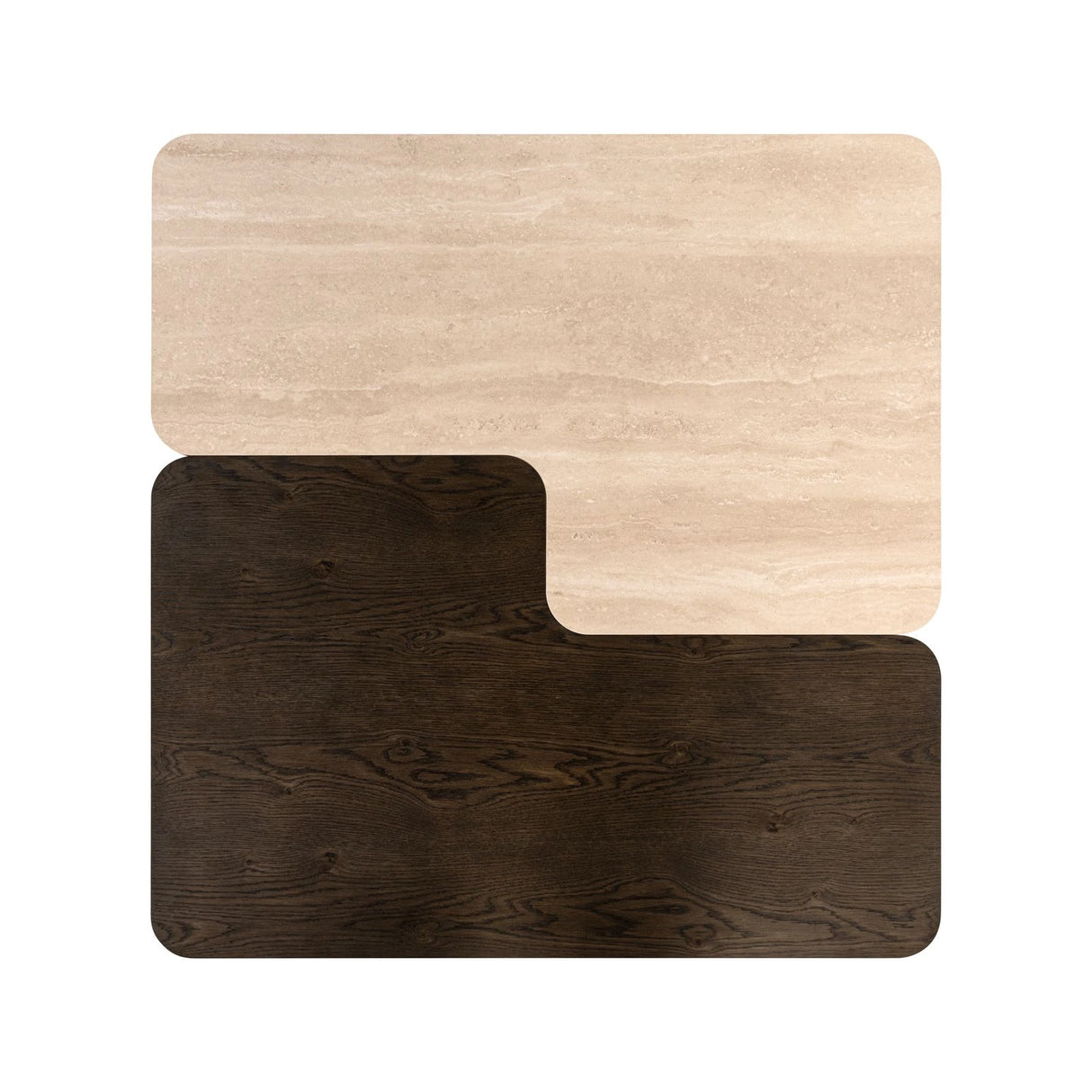 Couchtisch Nando aus Eichenfurnier in braun 2er-Set von Richmond Interiors – Produktbild 7